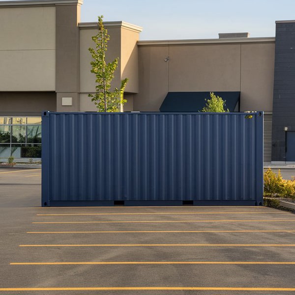 we provide delivery and professional setup of our commercial storage containers